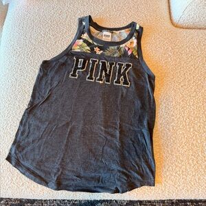 VS PINK sequin tropical tank